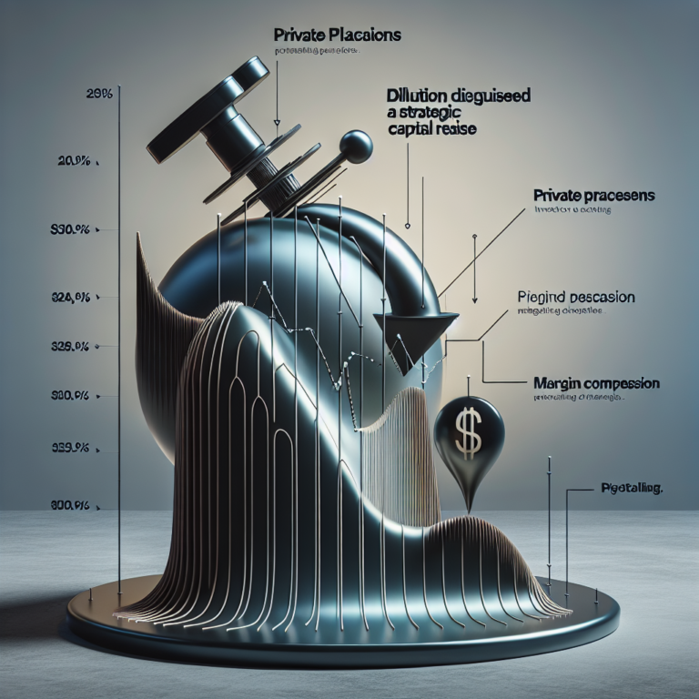 Dilution Disguised As Strategic Capital Raise
