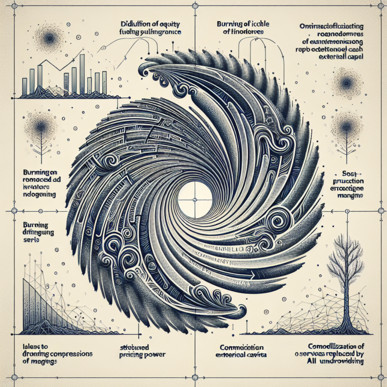 Dilution Spiral Masks Fragile AI Economics